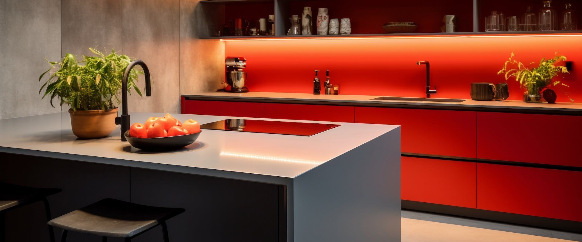 Cucina futurista Castelleone: nuovo stile di design moderno